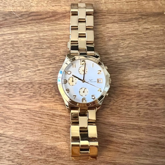 Marc By Marc Jacobs Gold Watch - Picture 1 of 6